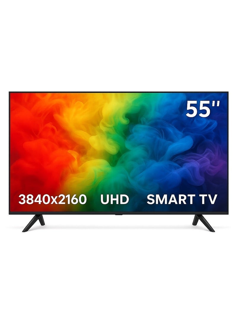 سرين تلفزيون SREEN سمارت 55 بوصة فريملس 4K UHD بنظام webOS أسود – SRET-55S4KW2 - Image 2